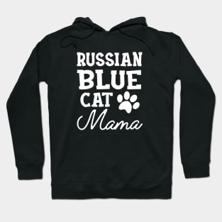 Russian Blue Cat Mama Hoodie